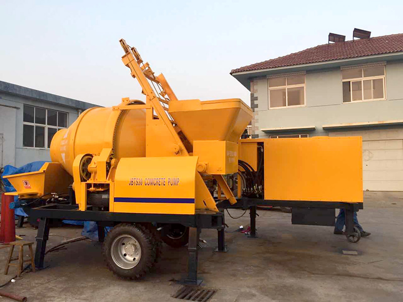 cement mixer with pump