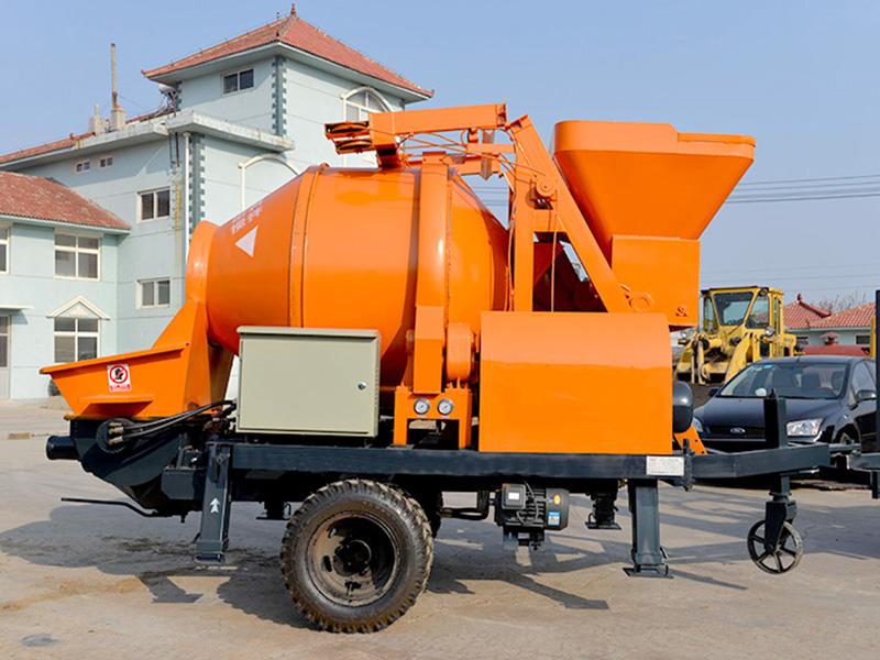 small concrete mixer and pump