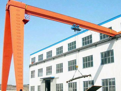 single beam 10 ton semi gantry crane supplier