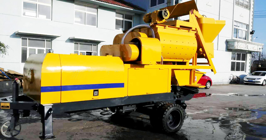 mobile concrete pump