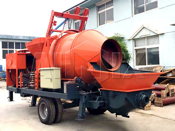 concrete mixer pump