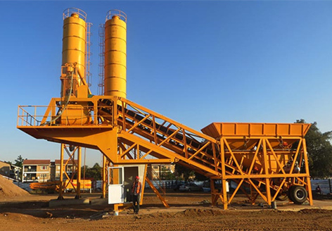 mobile concrete plant