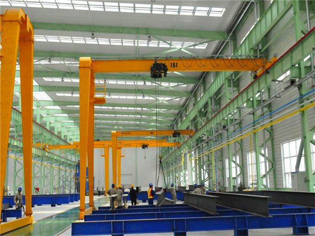 Technical characteristics of semi-gantry cranes