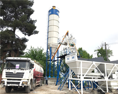 small concrete plant