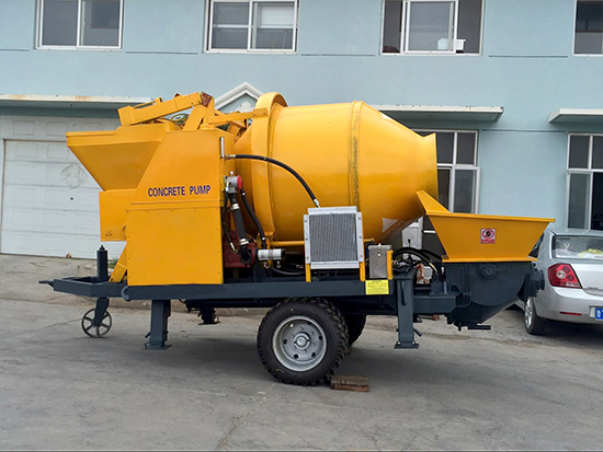 Electric Concrete Mixer With Pump for Sale