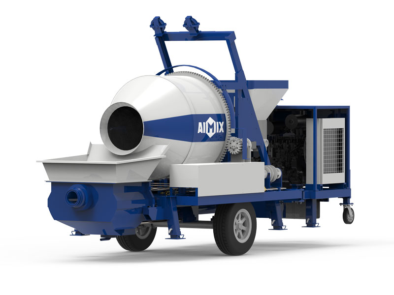 ABJZ30C diesel engine concrete mixer pump