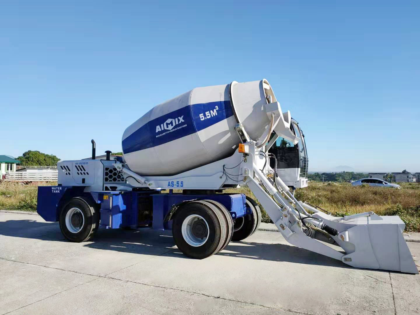AS-5.5-5.5m³ mixer beton self loading dijual Aimix Group Indonesia