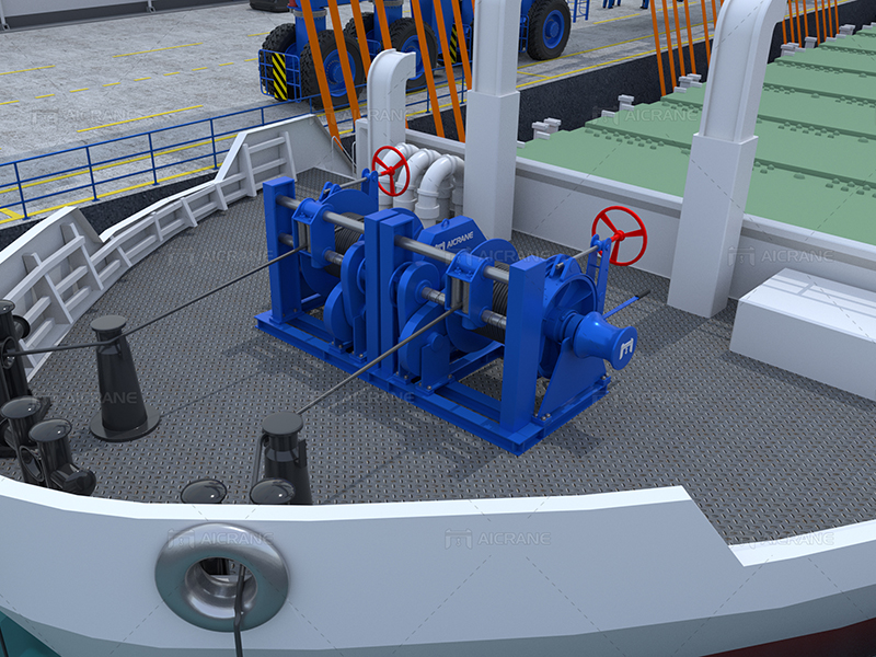 Ship Mooring Winch