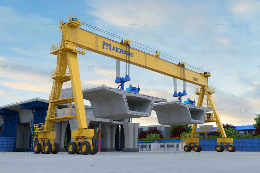 Straddle Carrier Crane