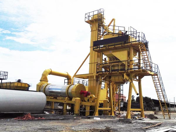 ALYQ80 mobile asphalt mixing plant