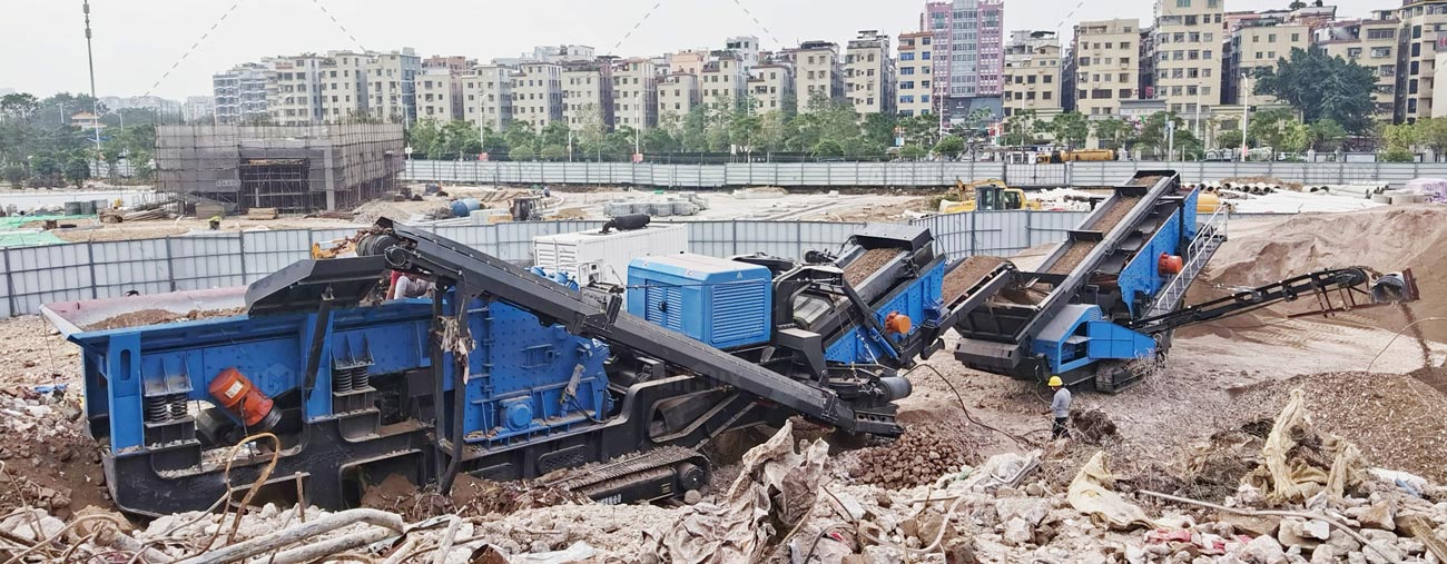 200t crawler mobile crushing and screening plant in the Philippines
