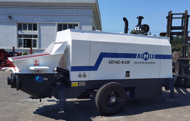 Diesel Powered Concrete Trailer Pump