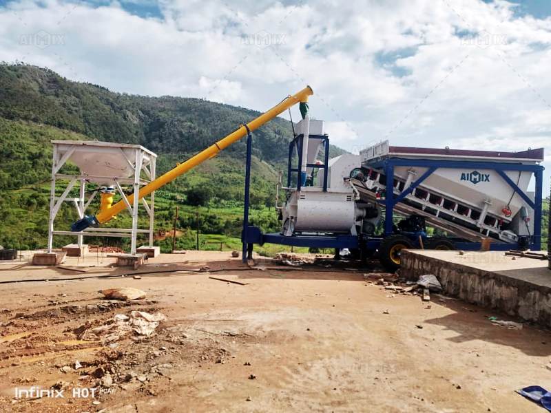 AJSY-35 portable batch plant