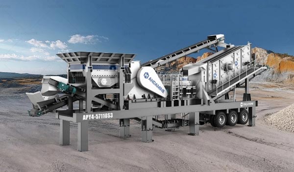 APY4-S Andamine mobile crusher plant