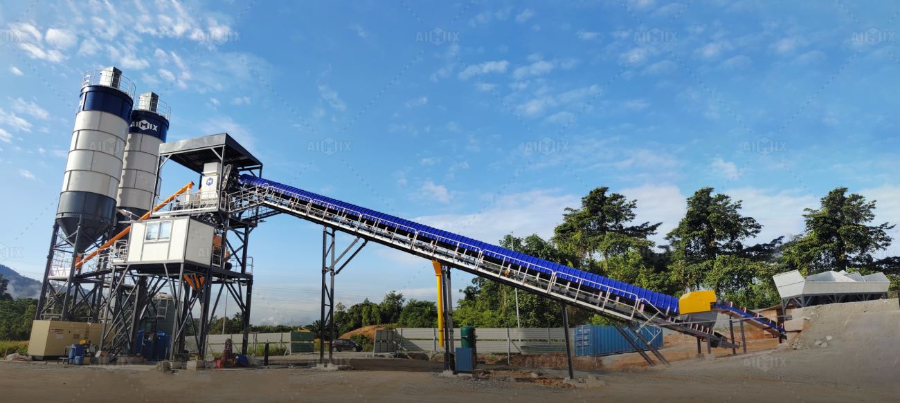 AIMIX бетоносмесительный завод